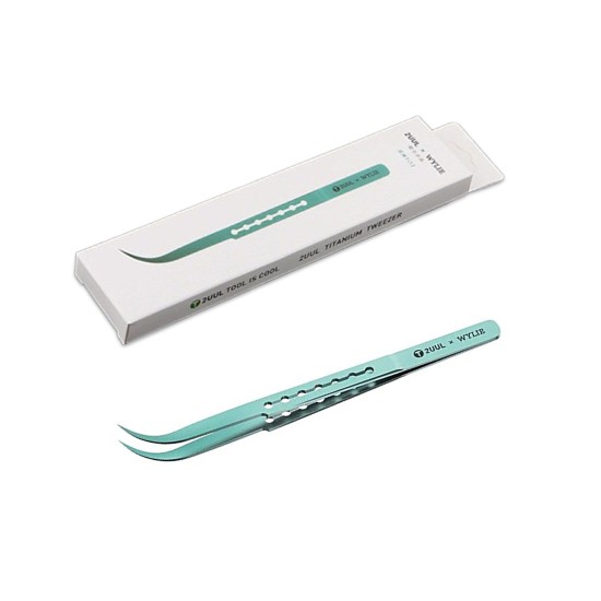 ULTRA LIGHT CURVED TWEEZER 2UUL X WYLIE TI12 MADE OF TITANIUM ALLOY